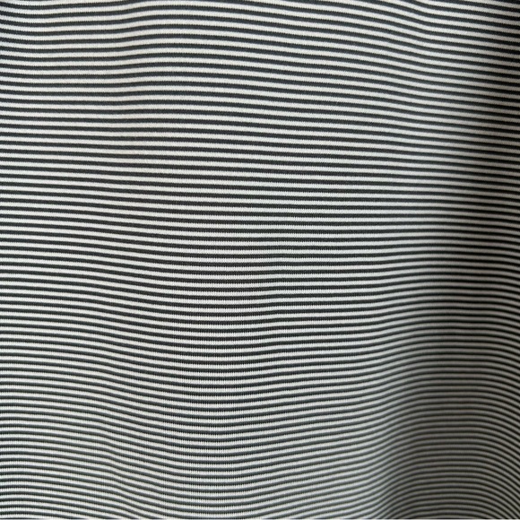 Peter Millar‎ Charcoal Striped Drum Performance Polo Shirt Men’s Size Large - Picture 5 of 11